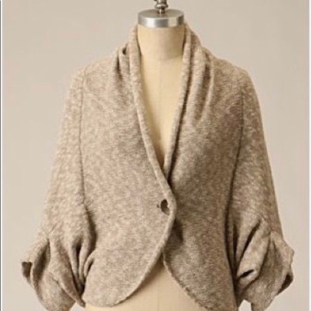 Anthropologie Moth cocoon shrug cardigan